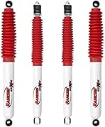 Rancho RS5000X Gas Shocks set compatible with 97-06 Jeep Wrangler TJ