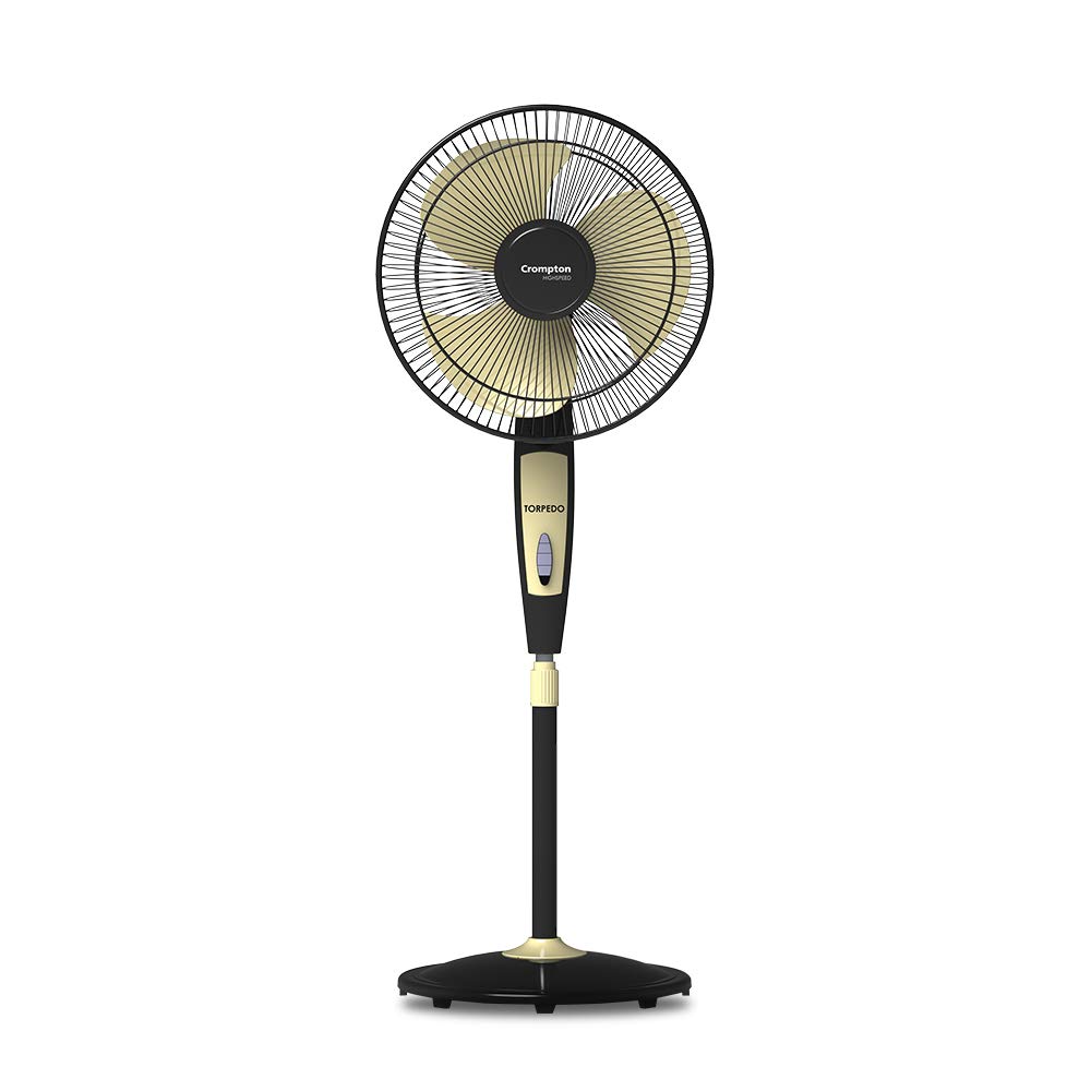 HighSpeed Torpedo 400-MM Standing Pedestal Fan (Black Yellow)