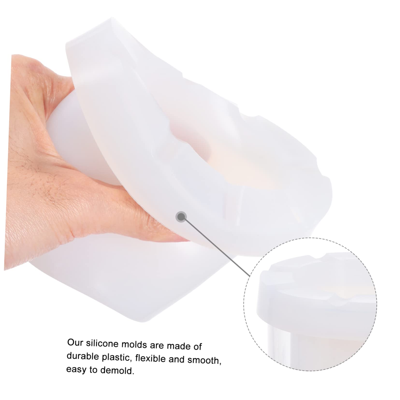 Plastique Moule à Bougie Cylindrique Creux pour DIY Bougies