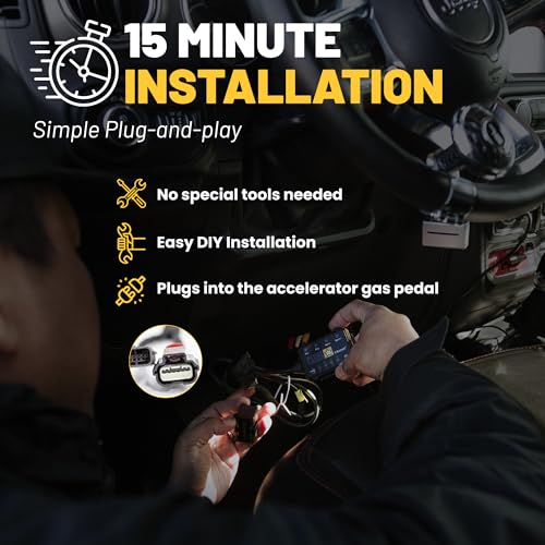PEDAL COMMANDER Throttle Response Controller Compatible with Ford Bronco 2021-2025 U725, Plug-and-Play, 4 Driving Modes, App Control and Anti-Theft, Off-Road Performance Mods, Bronco Accessories