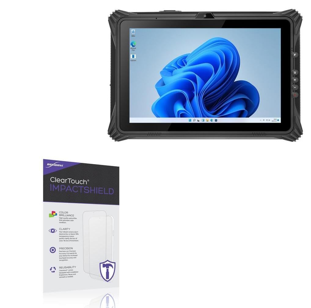 BoxWave Screen Protector Compatible With Munbyn IRT09A - ClearTouch ImpactShield (2-Pack), Impenetrable Screen Protector Flexible Film