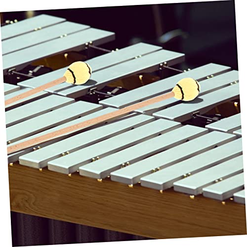 2 piezas de baquetas para marimba y percusión miniatura 4