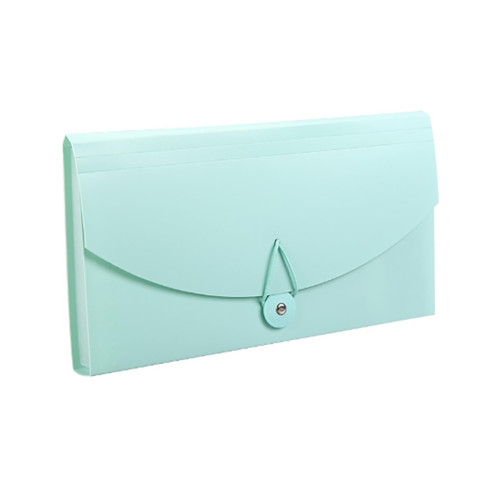 Accordion File Folder 13 Pockets Expanding File for Professional (Green)