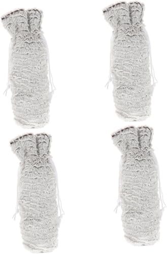 NOLITOY 4 piezas Decoración de Navidad Cubierta de botella de vino Decoración de botella de vino Bolsa de regalo de vino Cubierta de botella de