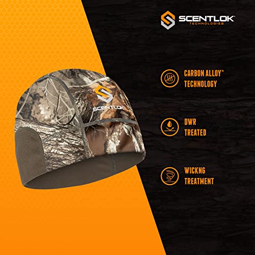 ScentLok Midweight Skull Cap, Camo Skull Beanie for Hunting, Camping, and Outdoor Use (Realtree Edge) - image 3