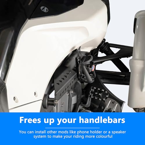 Portavasos Ajustable Lado Izquierdo y Derecho BAKAFOH para Can Am Spyder F3 2015+ miniatura 6