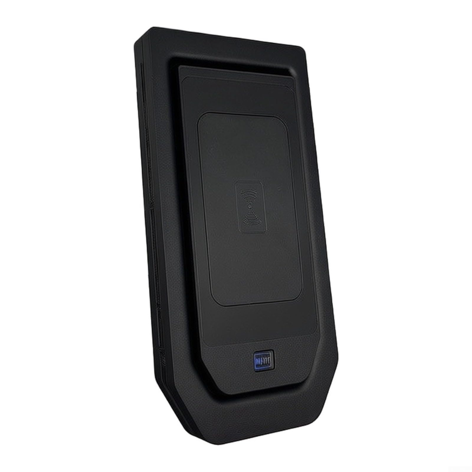 Stazione di ricarica wireless con bracciolo per GMC per Sierra 2019-2022, caricabatterie rapido da 15 W, protezione da surriscaldamento, nero