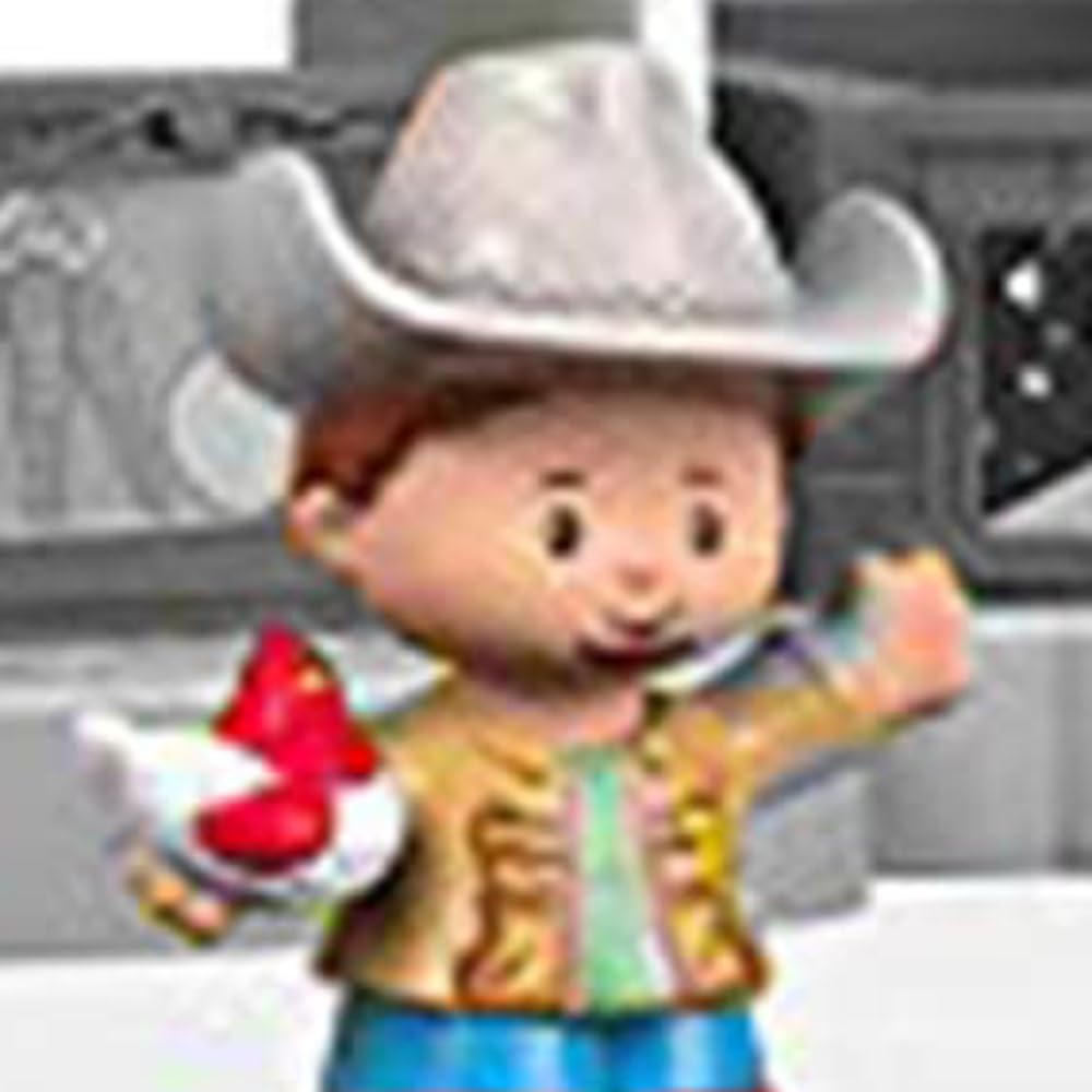 Fisher-Price Ersatzteil Little People Caring for Animals Farm Zoo Safari Friends Spielset DWC31 und CHJ51 - Ersatz Farmer Cowboy Figur