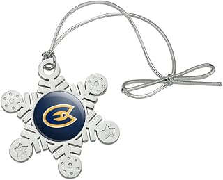 GRAPHICS & MORE University of Wisconsin-Eau Claire Primary Logo Metal Snowflake Christmas Tree Holiday Ornament