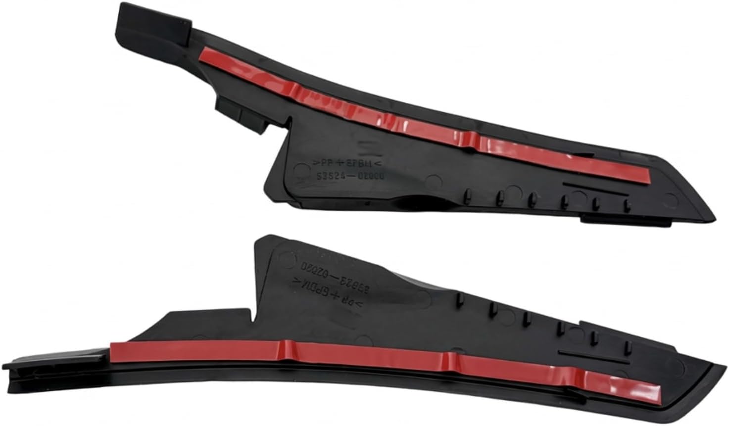 for Toyota Corolla 2007-2013 Front Windshield Wrap Corner Trim Wiper Side Cowl Extension Trim Fender Cover Front LH and RH OEM NEW Pair 2008