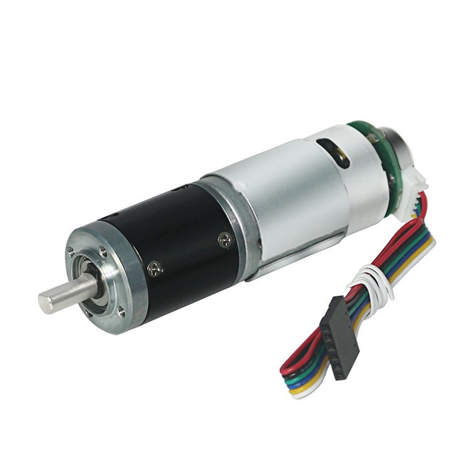Motore DC Encoder Planet decelerazione Motoriduttori Silenzioso Grande coppia DC Motoriduttore epicicloidale Riduttore di velocità Motore: 12V 340 RPM)