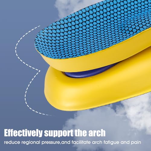 Par de plantillas deportivas con soporte de arco y absorción de impacto EU35-36 miniatura 6