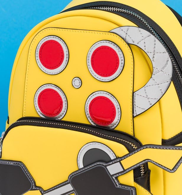 Loungefly CDA Monsters Inc Pixar Cosplay Mini Backpack, Yellow