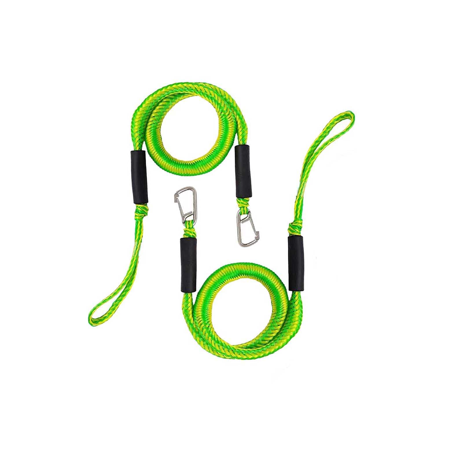 mizikuu Cime Elastiche Per Barche, 2 Pezzi Bungee Dock Line Con Gancio 1,2 m Cordone Elastico Per Ormeggio Marino Cime di Aggancio Rapido Per Barche, Moto d'Acqua, Pontone, Kayak, Canoa