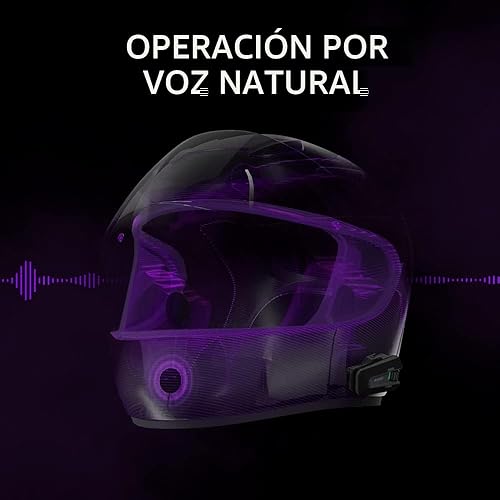 Vista 6 de Cardo Packtalk Neo - Sistema de intercomunicación para casco de motocicleta, impermeable, malla de 2ª generación, conecta hasta 15 conductores