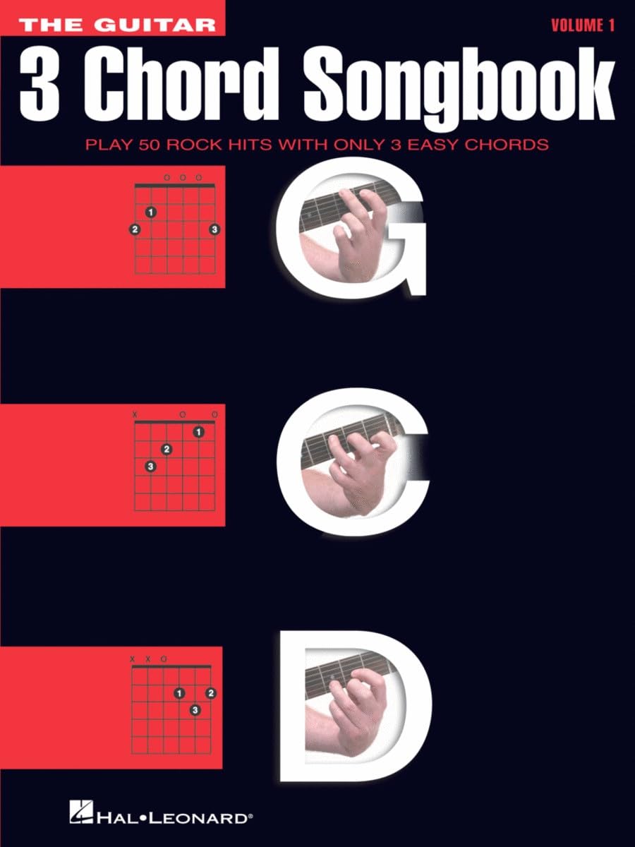 The Guitar Three-Chord Songbook | Play 50 Easy Rock Hits with 3 Chords for Guitar Players | G, C, D Chord Songs | Play Popular Rock Classics | Guitar ... Play 50 Rock Hits with Only 3 Easy Chords