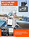 Vantrue E2 Dash Cam Front and Rear with Voice Control, 2.7K + 2.7K Dual Dash Camera for Cars, WiFi, GPS, STARVIS Night Vision, Buffered Parking Mode, G-Sensor, 2.45