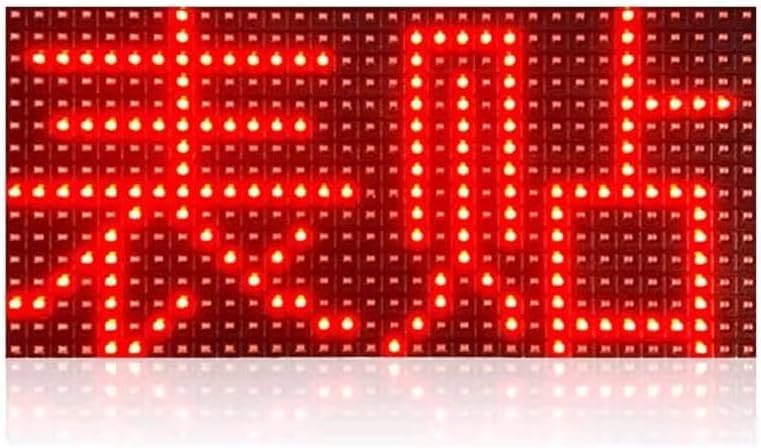 Pantalla LED de publicidad comercial con letrero de mensajes programable para puertas 2