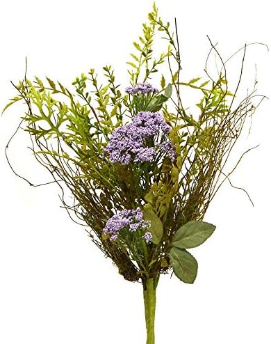 Factory Direct Craft Artificial Purple Meadow Greenery Bush