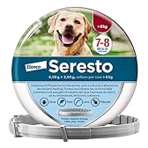 Seresto collare antiparassitario per cani oltre 8 kg. Elimina pulci, zecche, pidocchi e protegge dal rischio di trasmissione della leishmaniosi fino a 8 mesi.