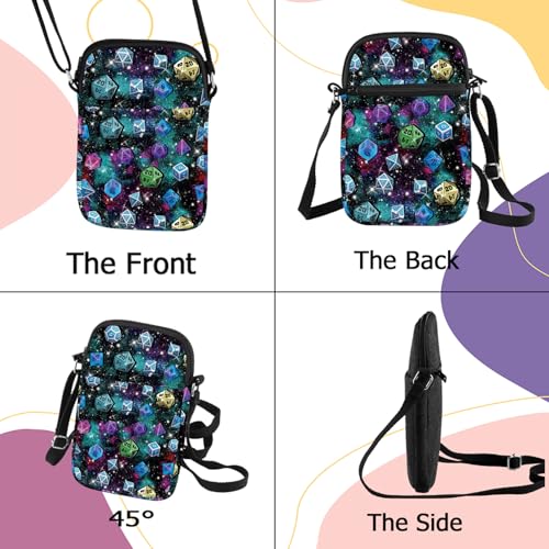 G2TUP Dungeons D20 Dice Crossbody Bag Game Master Gifts D20 RPG Game Shoulder Bag Legends of Fantasy Merch3