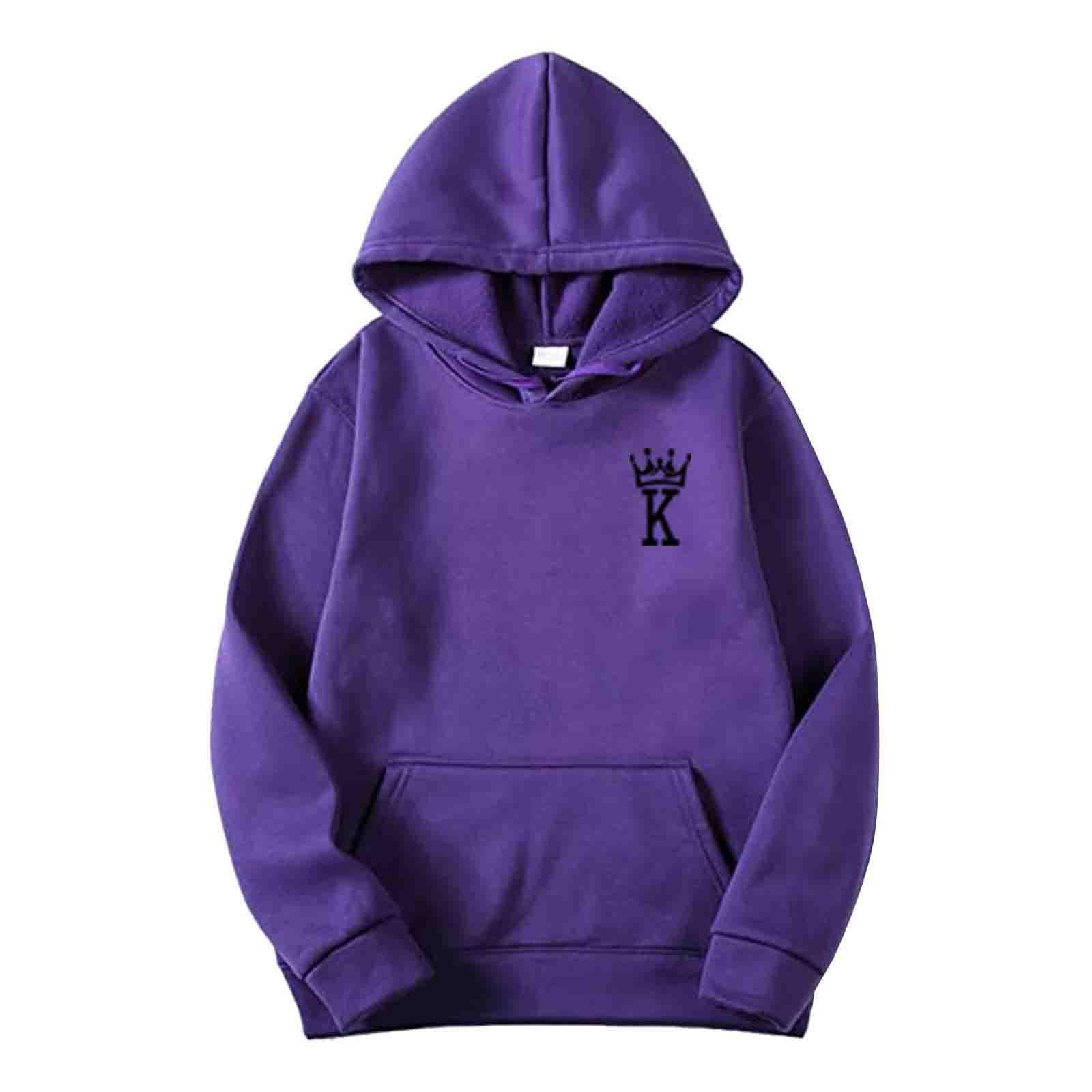 Freizeitanzug Herren Winter Hoodie Baumwollmischung Kuschelig