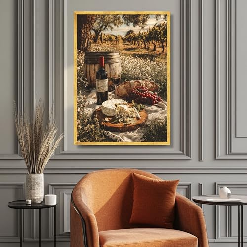 Paysage champêtre sur toile : le cadeau idéal pour épicuriens - 2