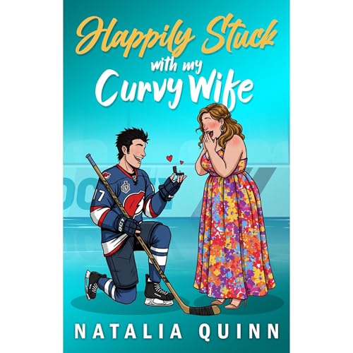 Happily Stuck with my Curvy Wife Audiolibro Por Natalia Quinn arte de portada