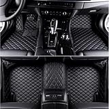 Custom Car Floor Mat Protection Non-Slip Leather Floor Liners Compatible with Suzuki Grand Vitara,Vitara,Ignis,Kizashi,Jimny,S-Cross,Swift,SX4 2006-2024 Car Pads (Black)