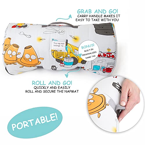 JumpOff Jo - Toddler Nap Mat - Children's Sleeping Bag with Removable Pillow for Preschool, Daycare, and Sleepovers… - Image 4