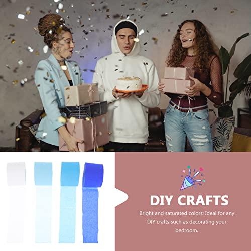 CORHAD 8 Peças De Papel Crepom Puxar Flor Serpentinas De Papel Festivas Serpentina De Papel De Festa