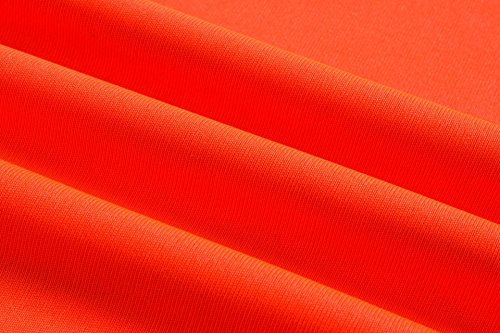 Sportides Big Boy's Quick Dry Active Sport Short Sleeve Breathable Tshirts T-Shirts Tees Tops Lbs708 Orange M #TOP3