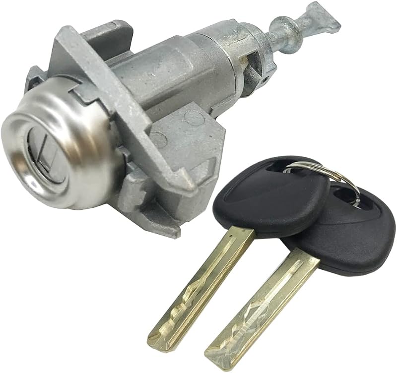 Cilindro da fechadura da porta dianteira esquerda Gorniloxam para Kia Optima 2011–2018 – 1 conjunto com 2 chaves