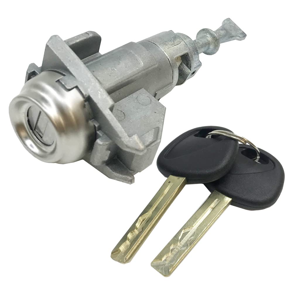 1 Set Door Lock Cylinder Kit with 2 Keys, Replacement for Kia Optima 2011-2018 Front Left Driver Side Door Lock Set Tumbler with Key, Replaces OE: 81970-2TA00