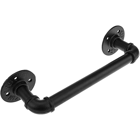 PrimeMatik - Barra de Soporte de 300 mm. Toallero de Tubos ...