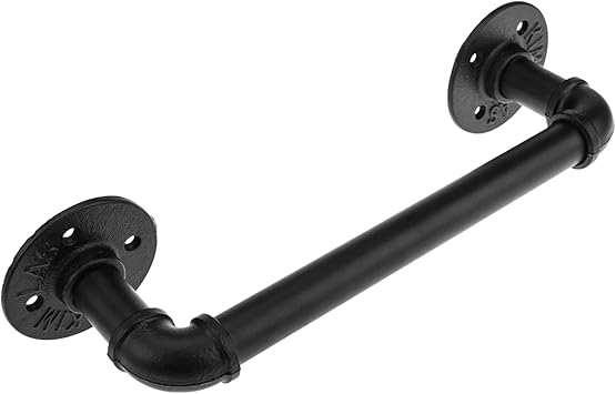 PrimeMatik - Barra de Soporte de 300 mm. Toallero de Tubos ...