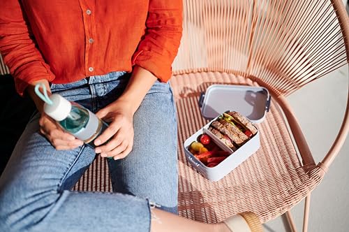 Miniatura 4 de Mepal - Fiambrera Take a Break midi - Lonchera para llevar - Lunch Box para 2 Sandwiches o 4 Rebanadas de pan - Meal Prep - Apto para Lavavajillas - 900 ml - Vivid Blue
