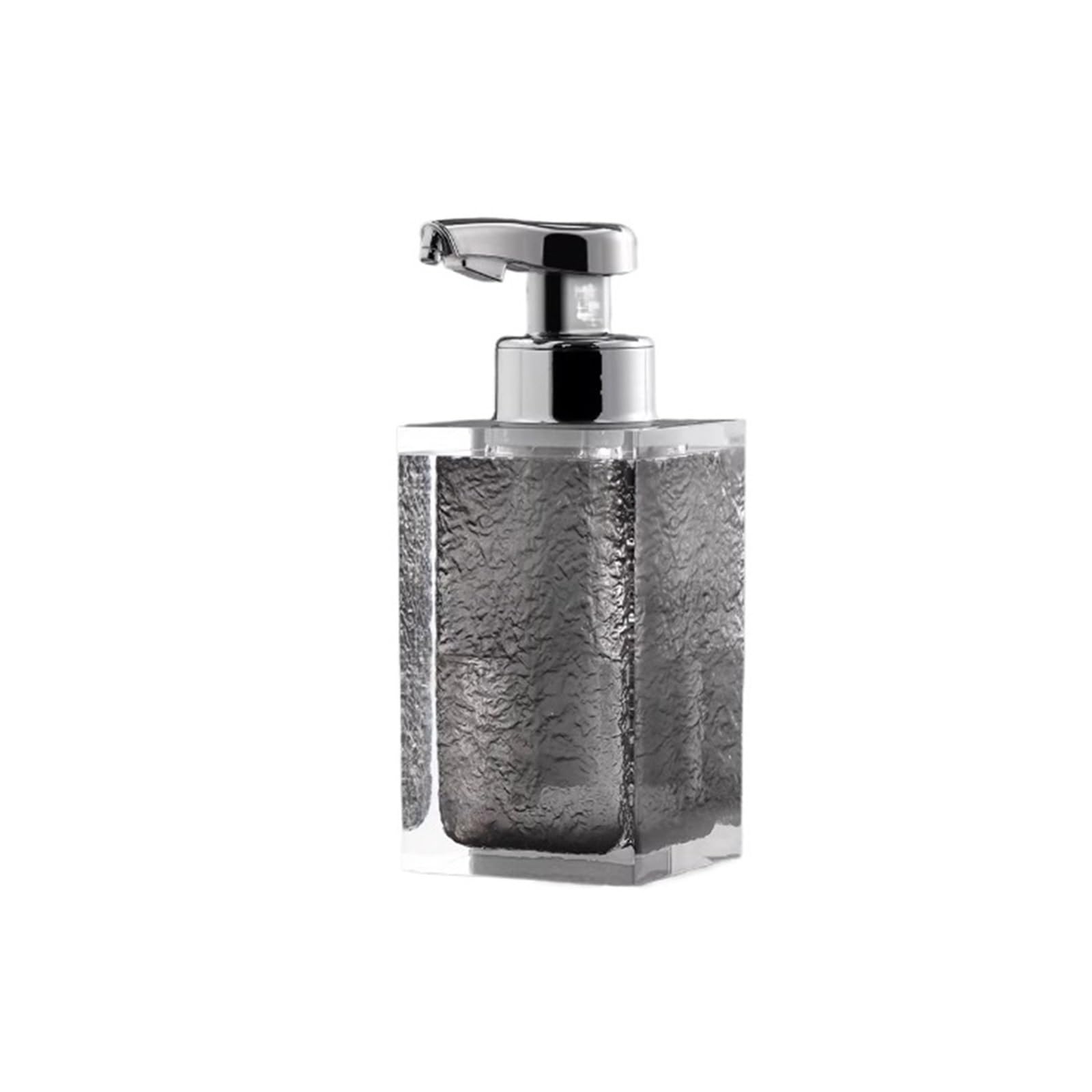 Dispensador Jabon Botella dispensadora de jabón con Sensor automático sin Contacto, Gran Capacidad, 500 ml, de Lujo, eléctrica Dispensador Jabon Baño(Grey)