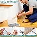 300 Count Double Headed Skirting Nails - Dual Direction Nails for Wooden Baseboards with Included Specific Sleeve Tool, Easy Mark-Free Installation
