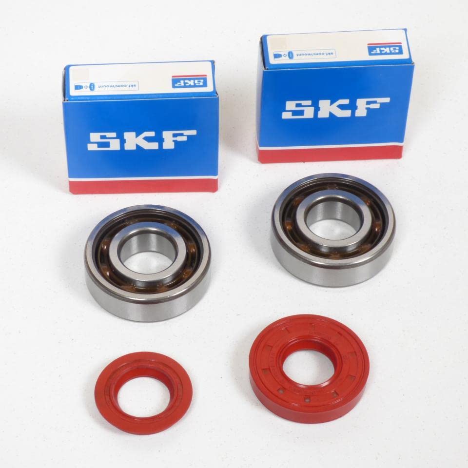 Roulement et joint spi RSM pour MBK 50 Hot Champ avec roulements SKF 6204 TN9 C4 et joints Racing