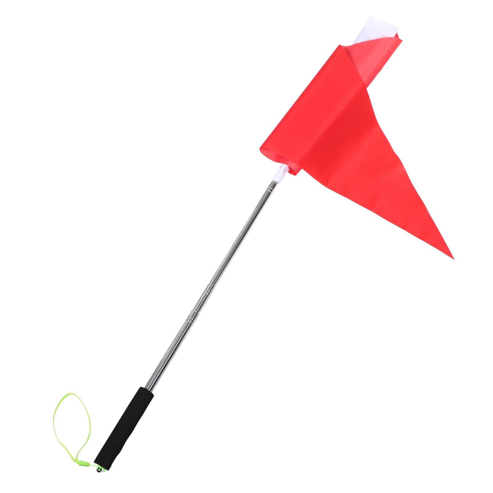 Inoomp Bandiera Guida Turistica Portatile Rosso Asta Telescopica Regolabile Bandierina a Mano Per Gite Scolastiche Escursioni Bambini E Eventi All'Aperto