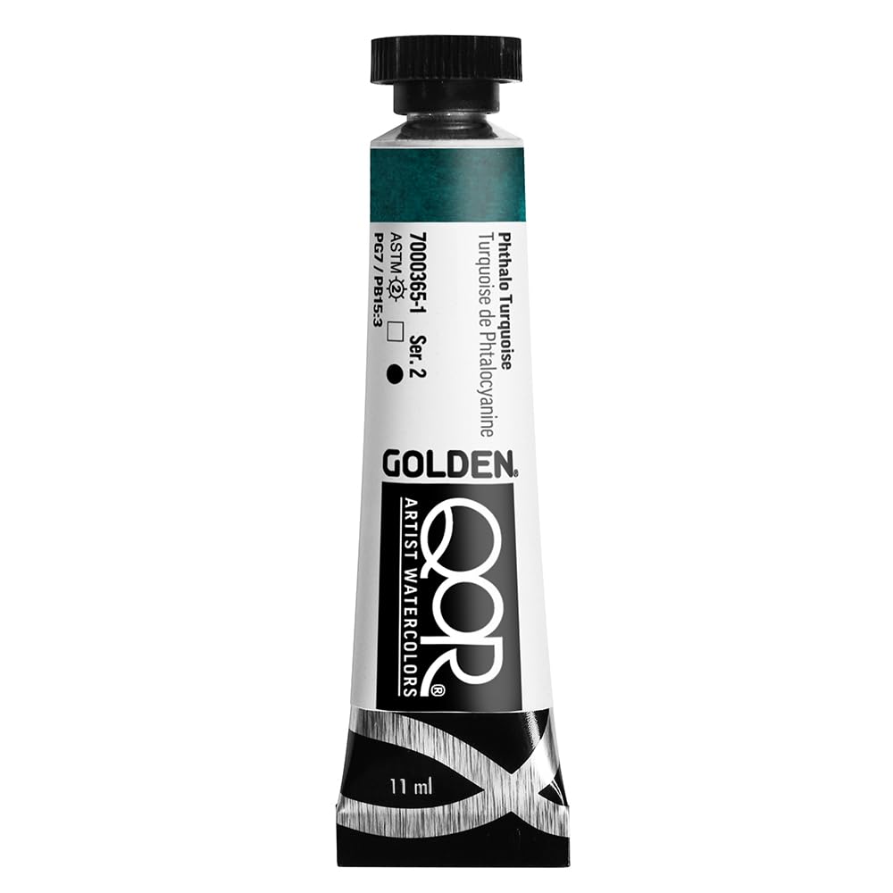 GOLDEN Qor W/C 11Ml Phthalo Turquoise