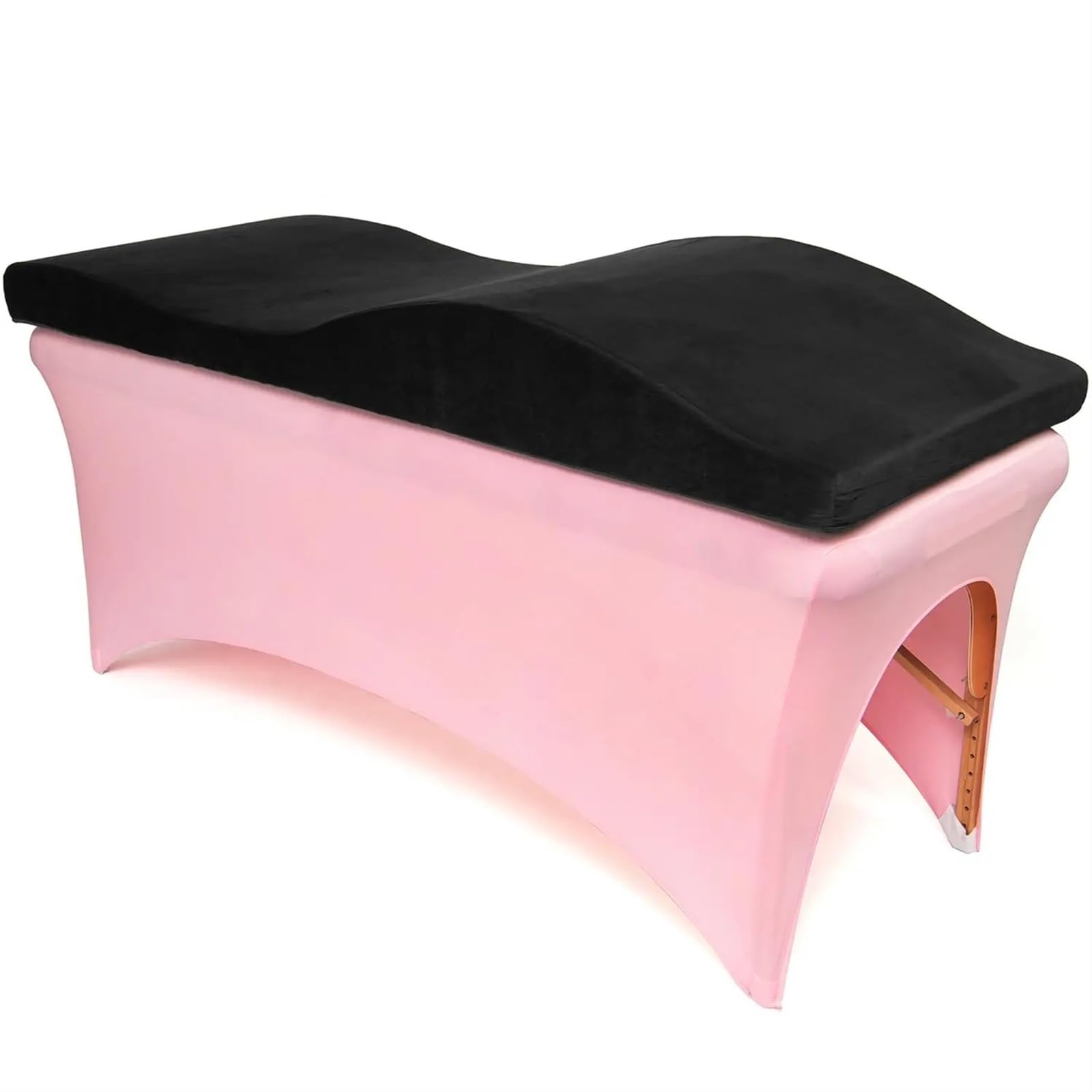 Surmatelas de Massage Courbé en Mousse à Mémoire de Forme pour Table de Massage et Matelas Extension de Cils(Color 2,60x180x18cm)