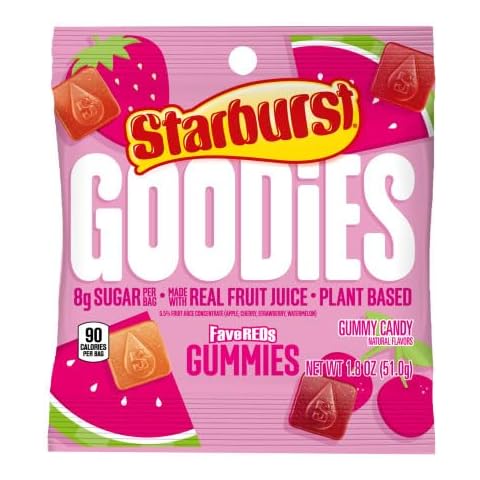 Starburst FaveREDS Plant-Based Gummies Cover