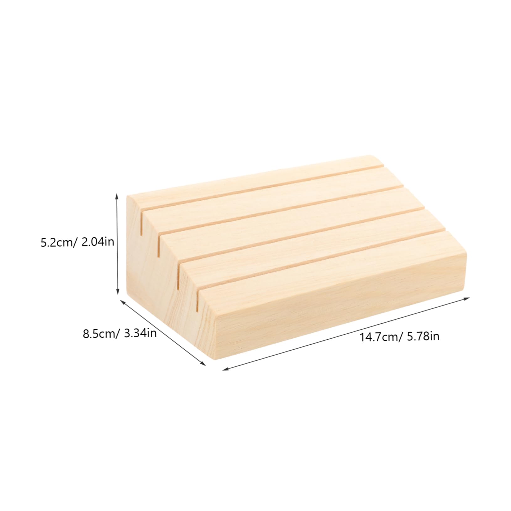 Ciieeo Wooden Card Stand Holder for Game Cards Display Rack for Pinochle Bridge and More Hands Design for Easy Gameplay