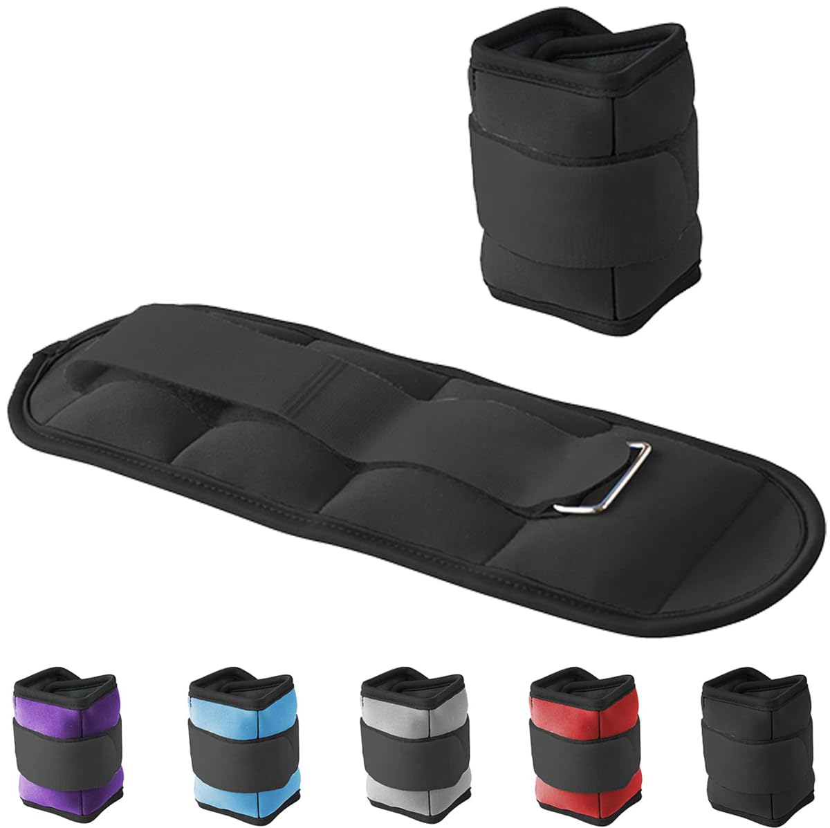 G5 HT SPORT Tobilleras Pesadas Muñequeras Pesadas | Ajustables con Cierre Autoadherente | Para Fitness, Yoga, Rehabilitación, Jogging, Gimnasia, Aeróbic, Gimnasio