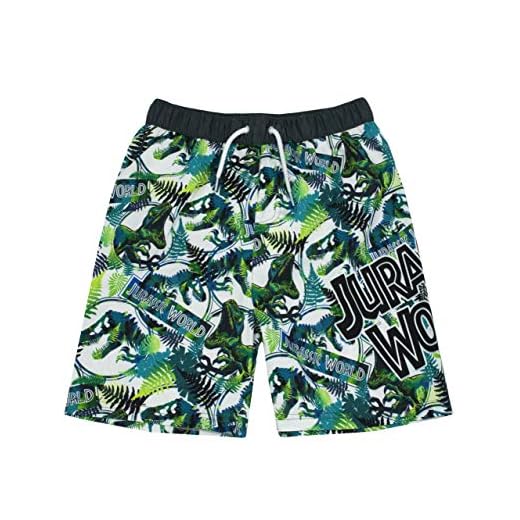Jurassic World Schwimmshorts t Rex Dinosaurier Jungen elastischer Bund Schwimmst 8-9 Jahre