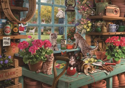 AveJoys Puzzle für Erwachsene 1000 Teile Freche Katzen 70 x 50 cm Modernes Jigsaw Puzzle mit 1000 Teilen für Erwachsene und Kinder ab 8 Jahren