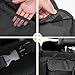 EldHus Rear Car Organizer Storage Trunk Back Seat Organizer Car Backseat Organizer Storage with Pockets, Cloth, Black
