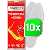 TerraTherm Wärmesohlen für Schuhe – 5, 10 oder 30 Paar – Sohlenwärmer, 100% natürliche Wärme, Fußwärmer Sohlen als auch Schuhwärmer Einlagen, für 8h warme Füße, Wärmeeinlagen für Schuhe